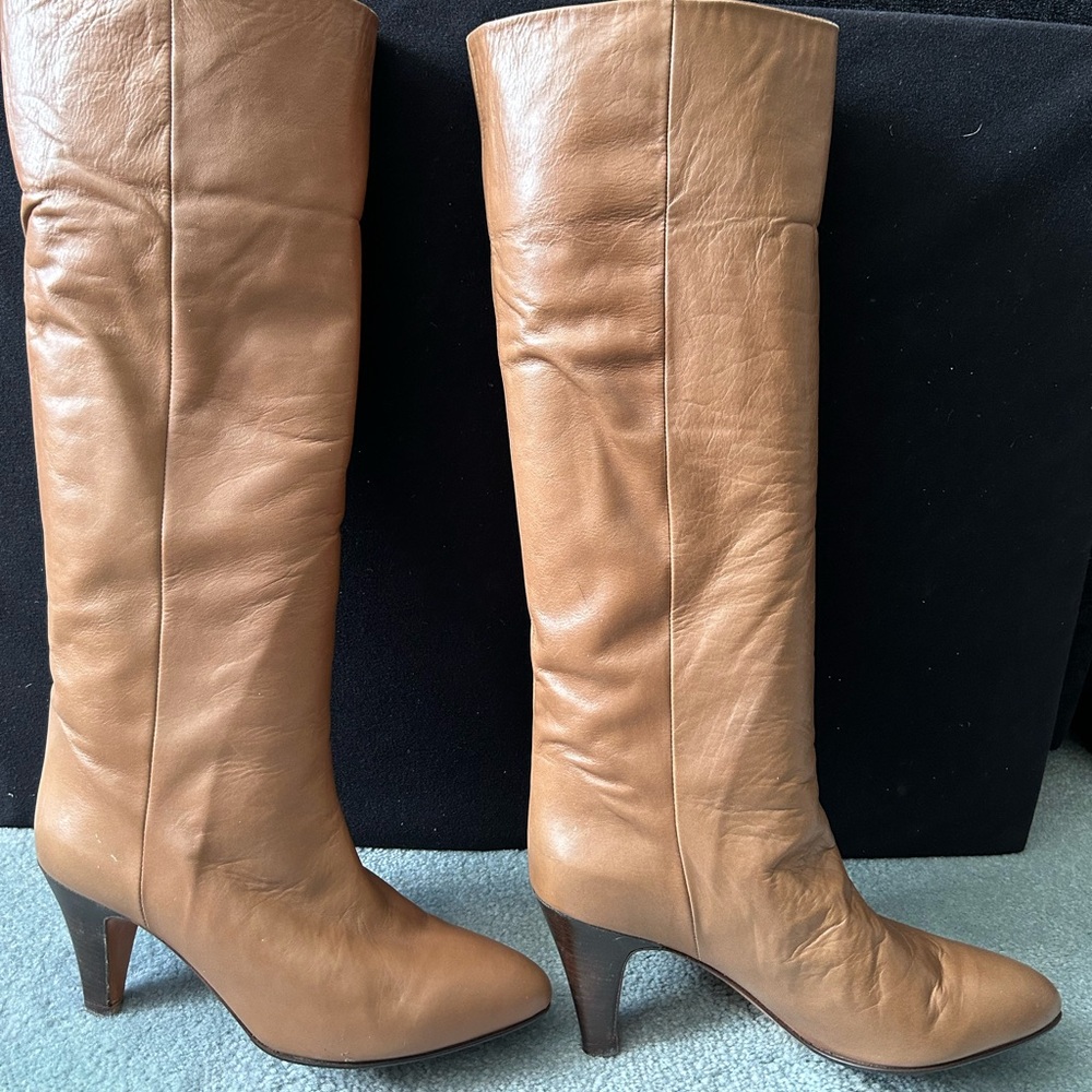 A Bulzoni Knee High Butter Soft Real Leather Boots, EU Size 39